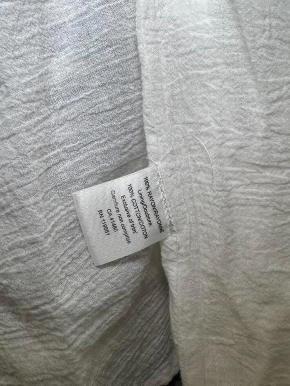 Gentle Fawn Mischa White Blue Stripe Coastal Asymmetrical Midi Dress Size 6 - Picture 7 of 8